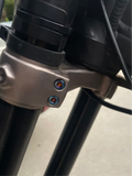 E-Moto Fork Triple clamp titanium (4 pc)