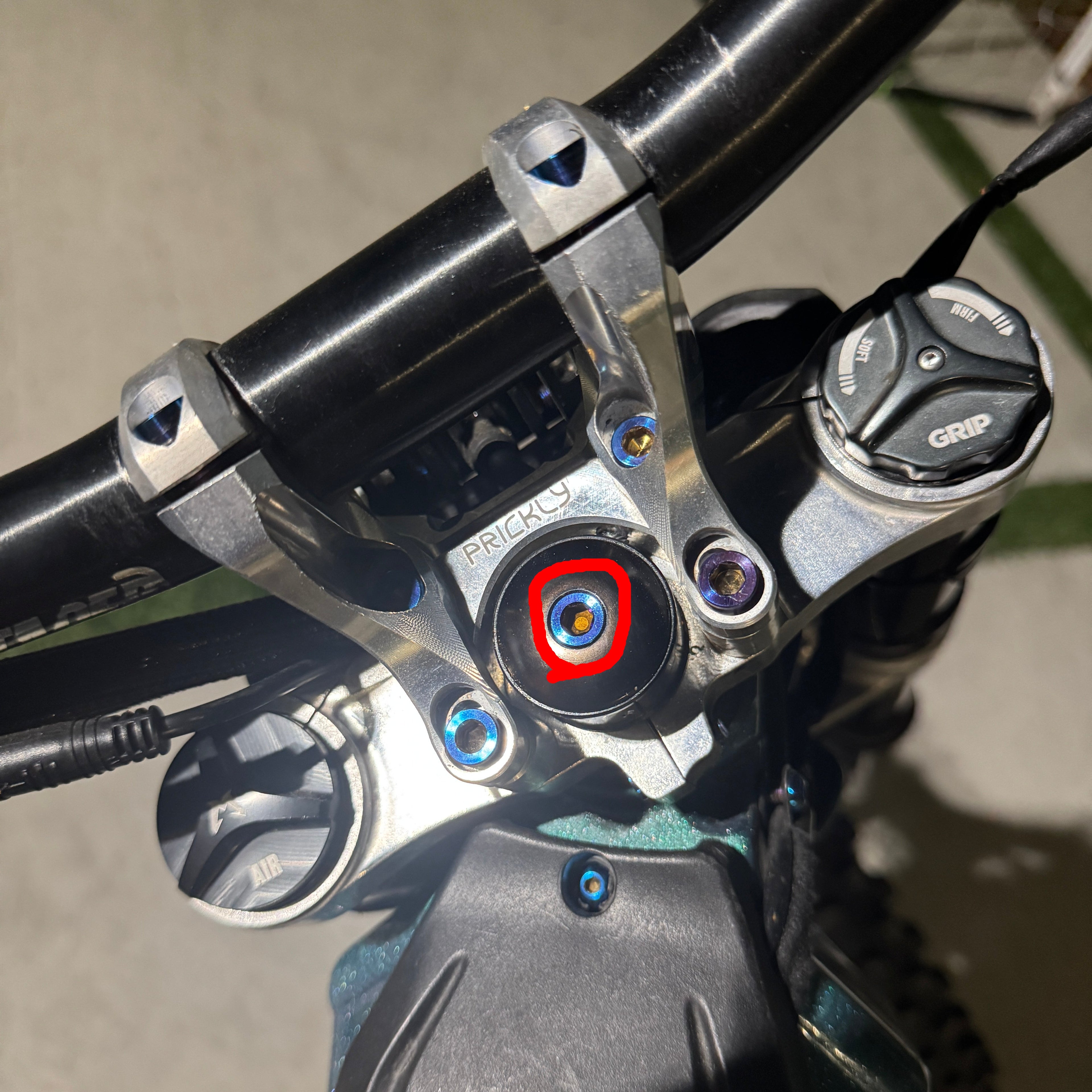 Titanium Stem Lock Bolt