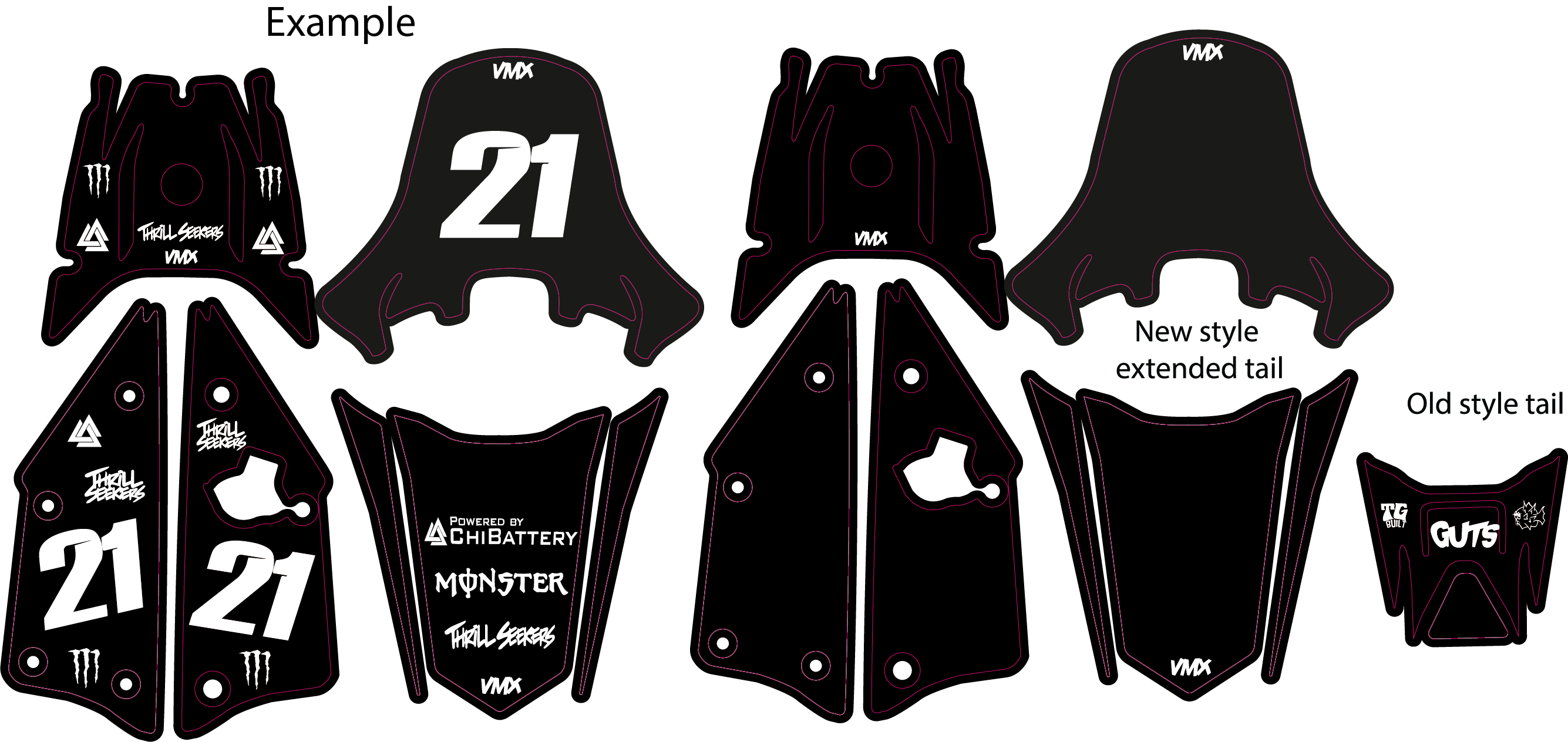 Talaria X3 Decal Kit